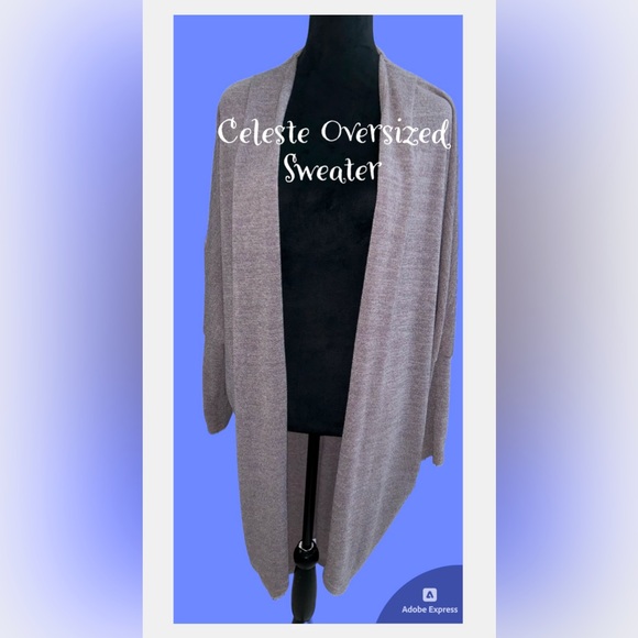 🍂🍁Celeste Oversized Sweater Duster🍁🍂 - Picture 1 of 5